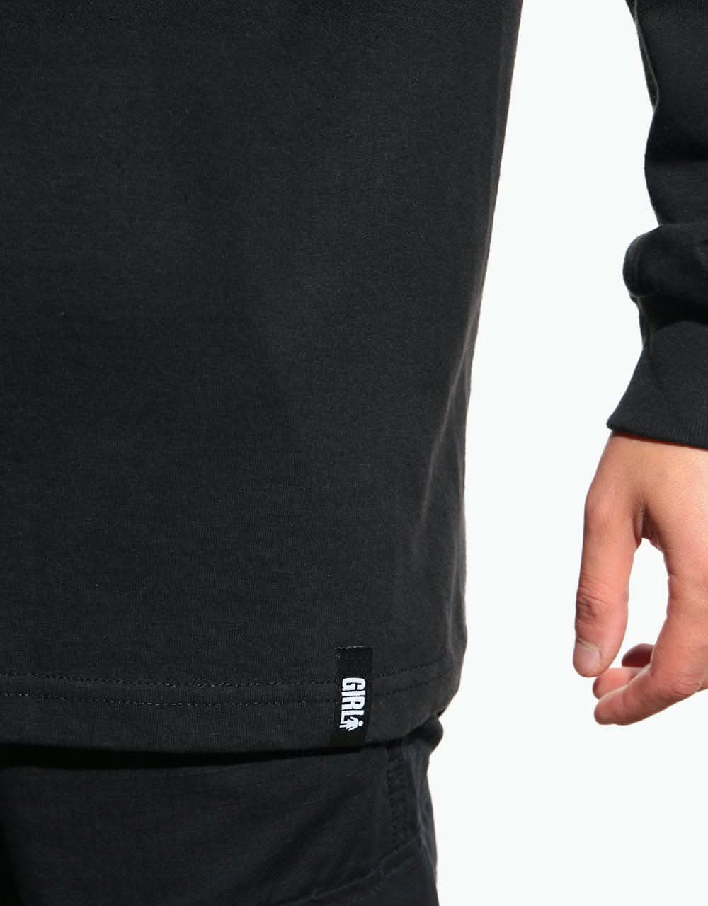 Girl Dot OG L/S T-Shirt - Black