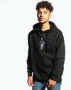 Girl Dot OG Emboidered Pullover Hoodie - Black