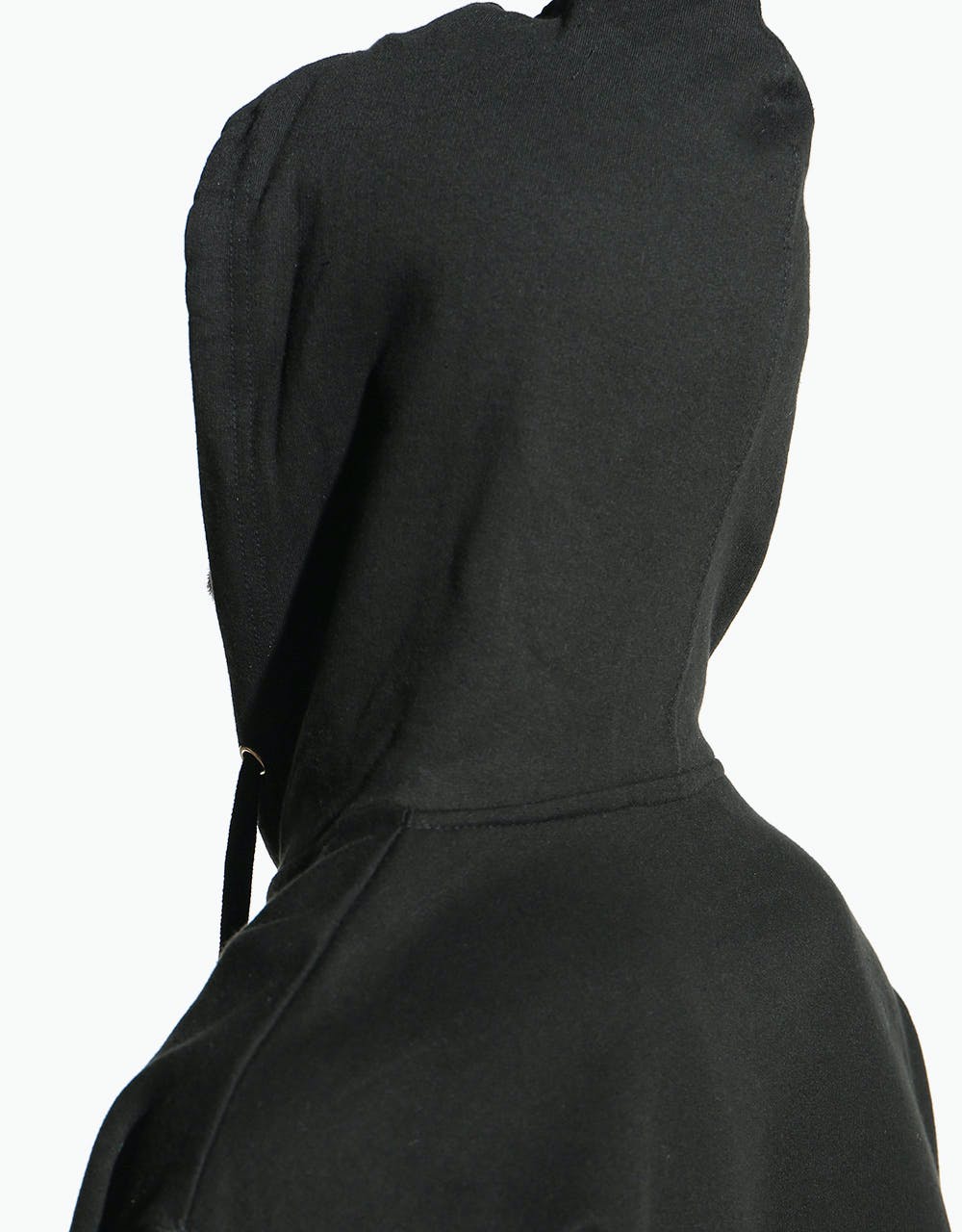 Girl Dot OG Emboidered Pullover Hoodie - Black