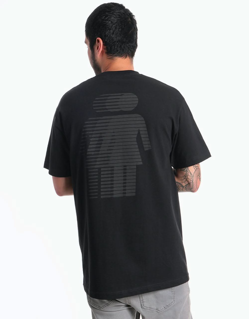 Girl National Hero Tonal T-Shirt - Black