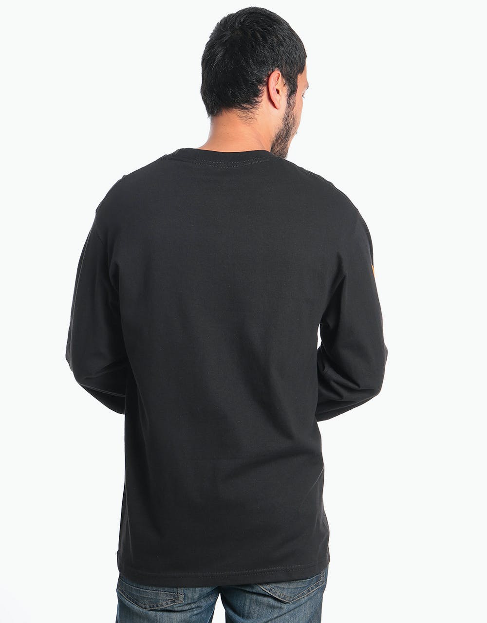 Girl Serif L/S T-Shirt - Black