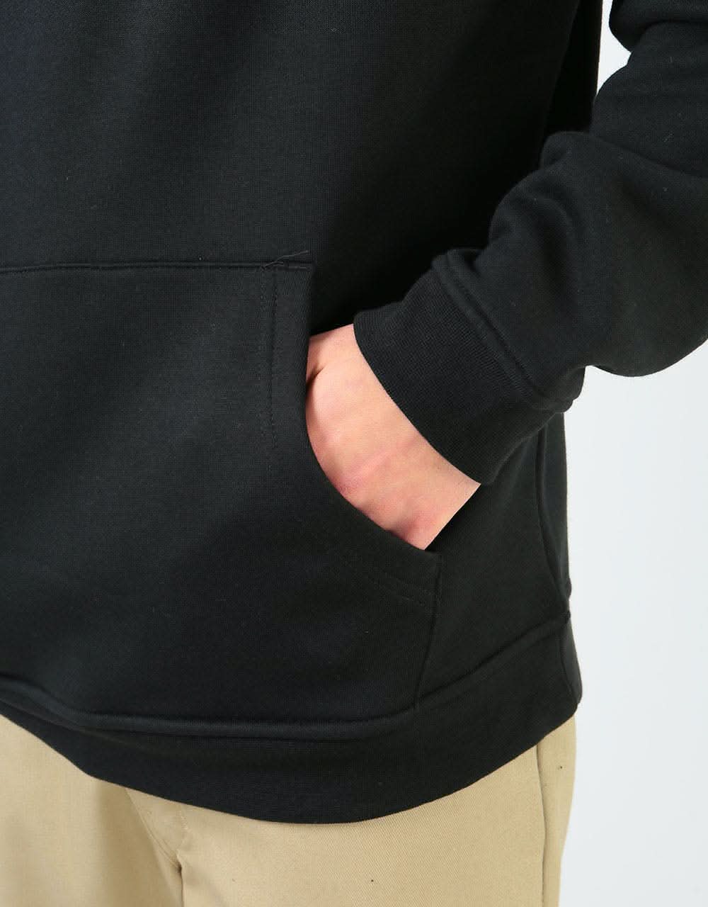 Independent Directional Raglan Pullover Hoodie - Black/Black