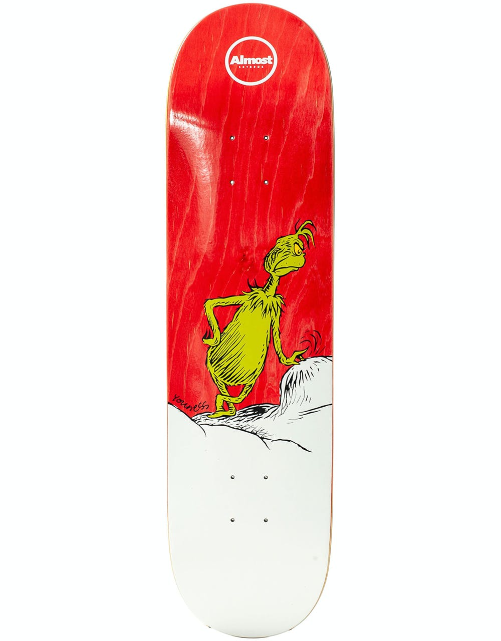 Almost x The Grinch Youness R7 Skateboard Deck - 8.25"