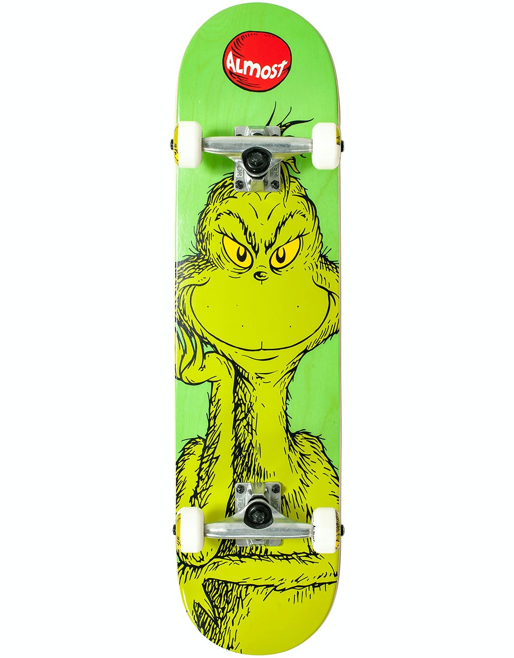 Almost x The Grinch Mid Complete Skateboard - 7.25"