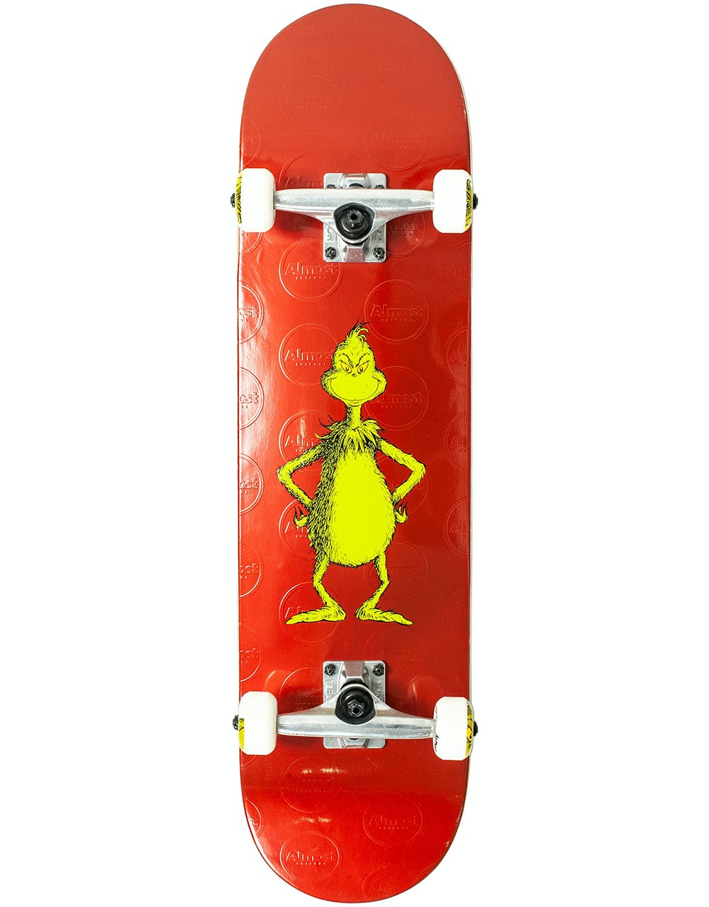Almost x The Grinch Foil Complete Skateboard - 8"