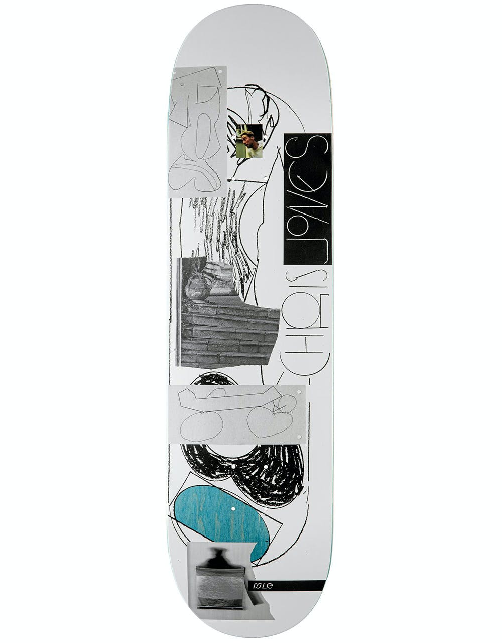 Isle Jones Scanner Series Skateboard Deck - 8.5"