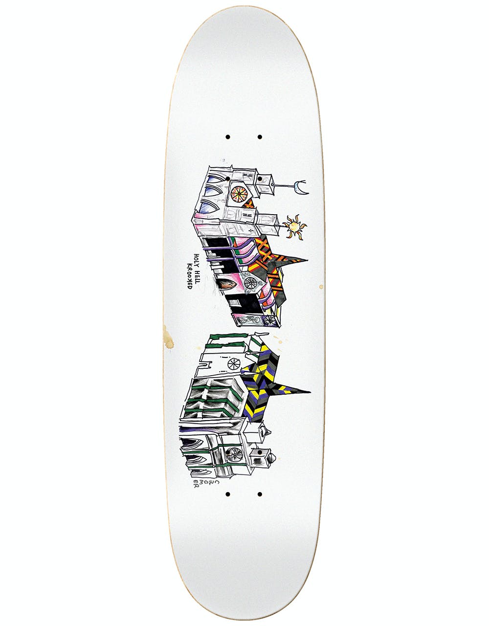 Krooked Cromer Holy Hell Skateboard Deck - 8.38"