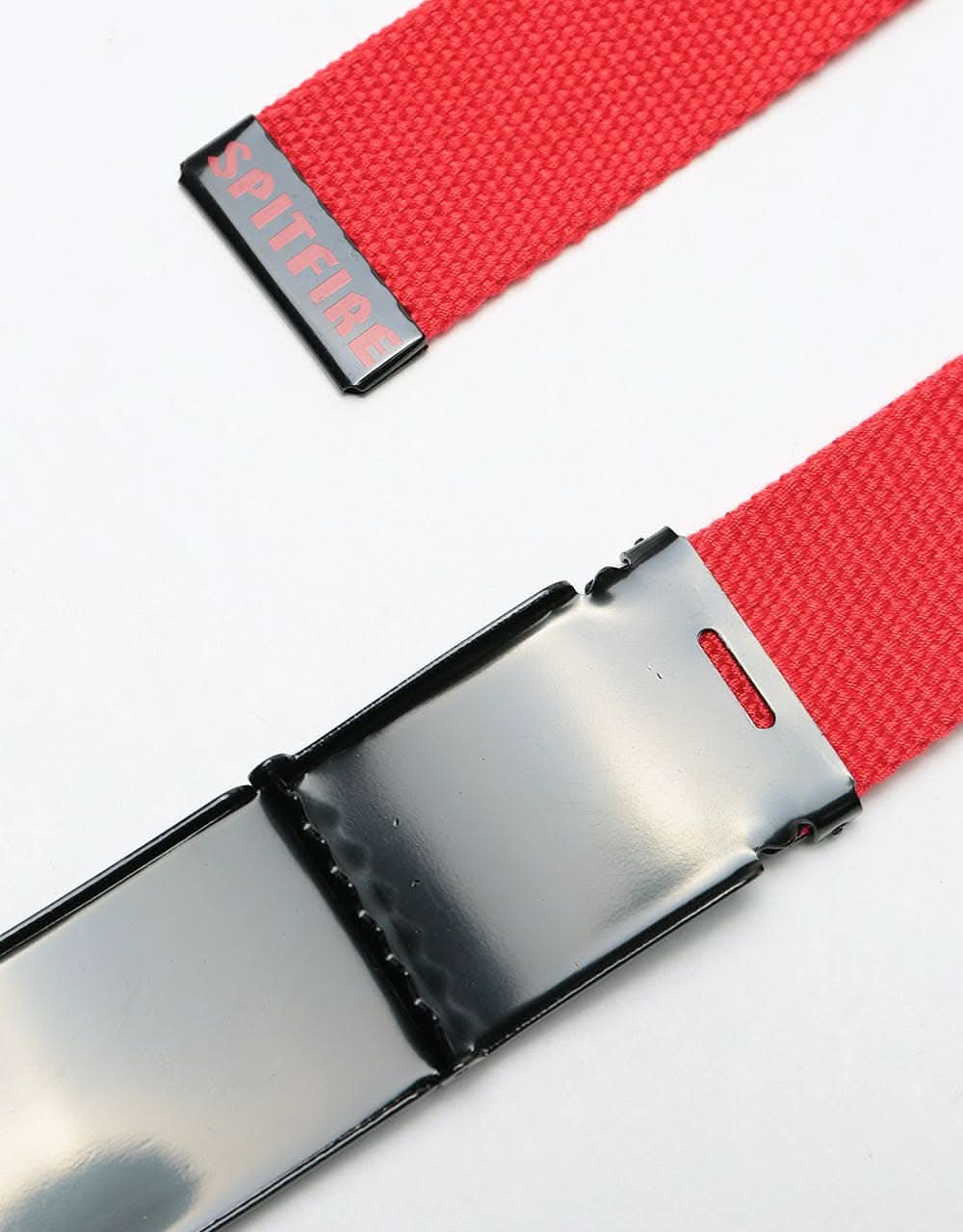 Spitfire Bighead Swirl Web Belt - Red/Black