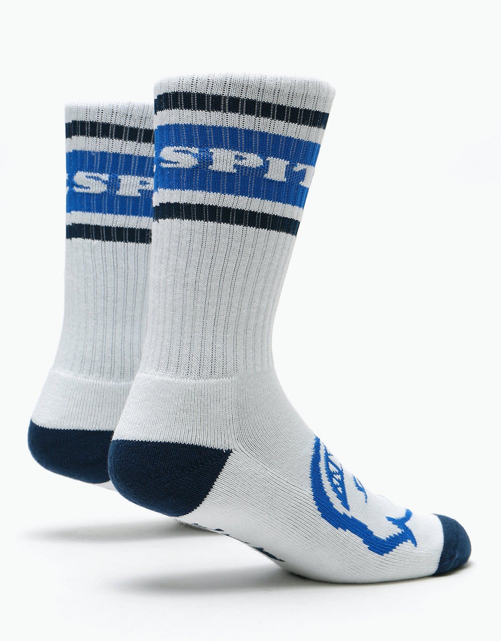 Spitfire OG Classic Socks - White/Navy/Blue