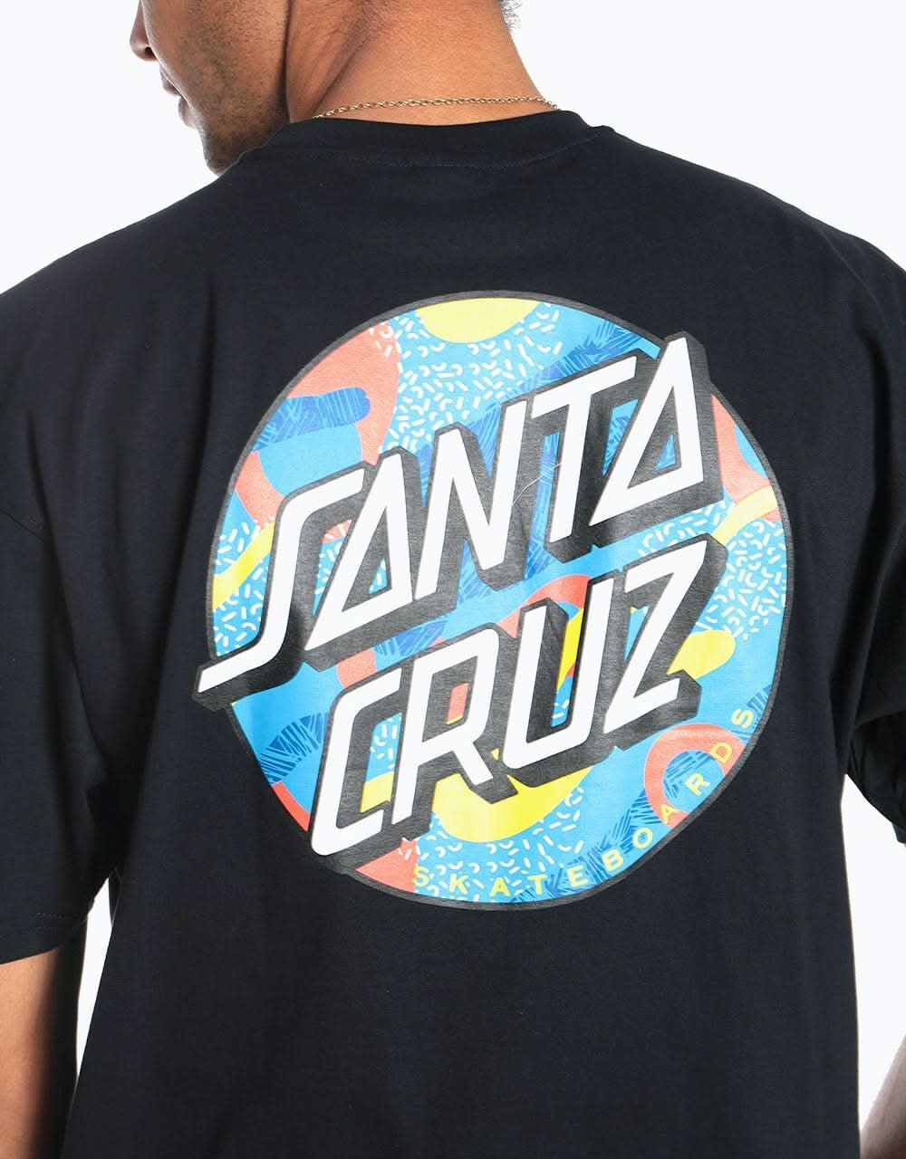 Santa Cruz Primary Dot T-Shirt - Black