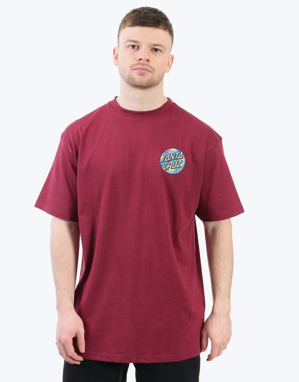 Santa Cruz Primary Dot T-Shirt - Wine