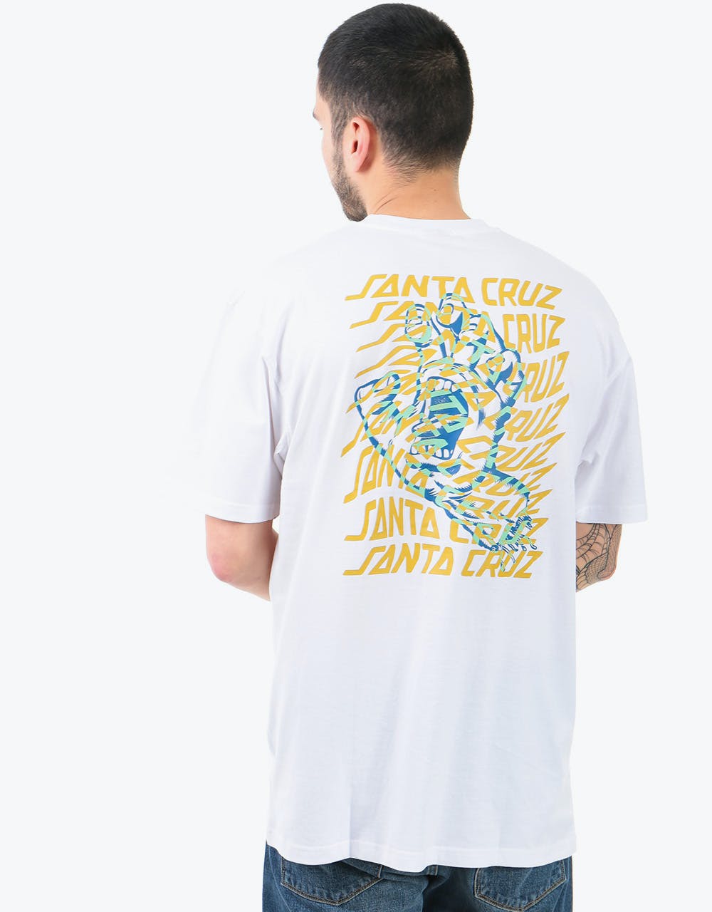 Santa Cruz Vortex Hand T-Shirt - White