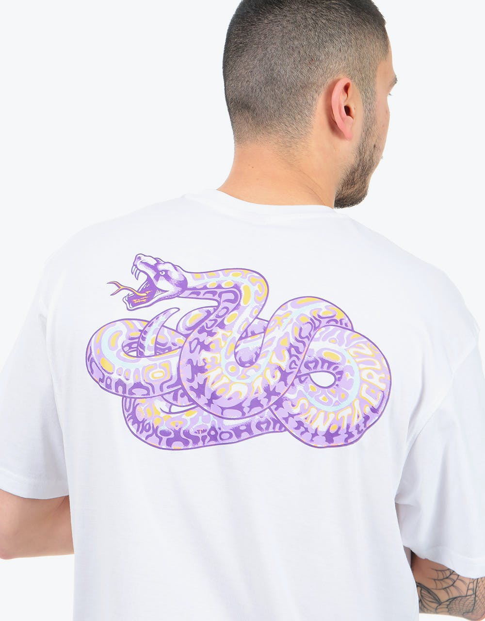 Santa Cruz Kendall Snake T-Shirt - White