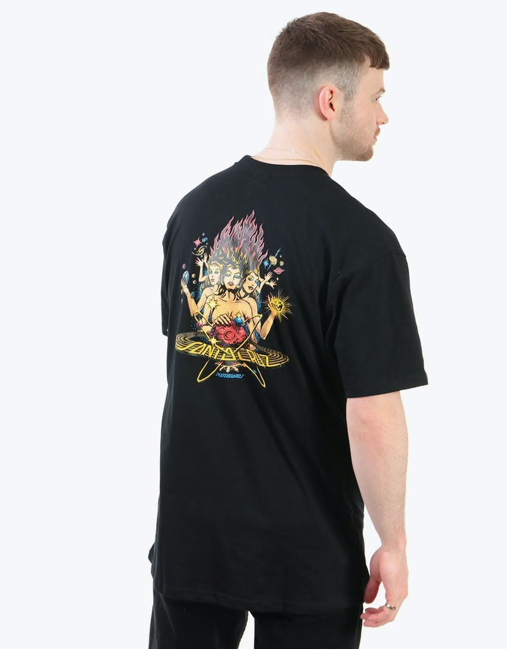 Santa Cruz Cosmica T-Shirt - Black
