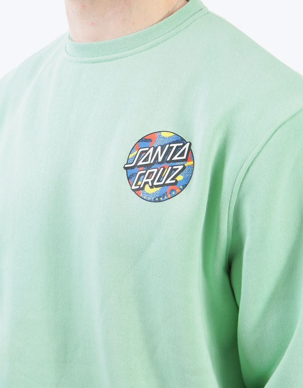 Santa Cruz Primary Dot Crew - Mint