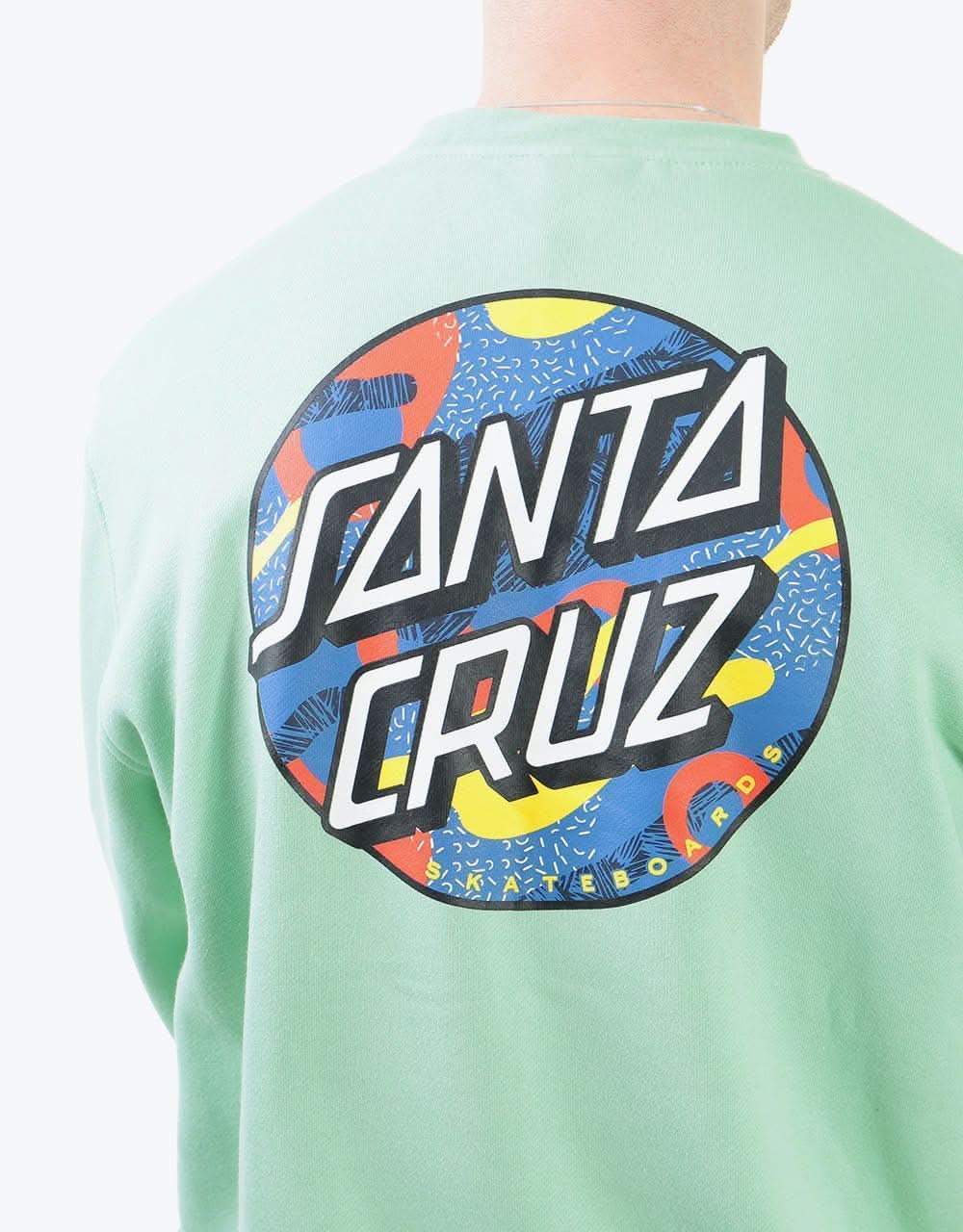 Santa Cruz Primary Dot Crew - Mint