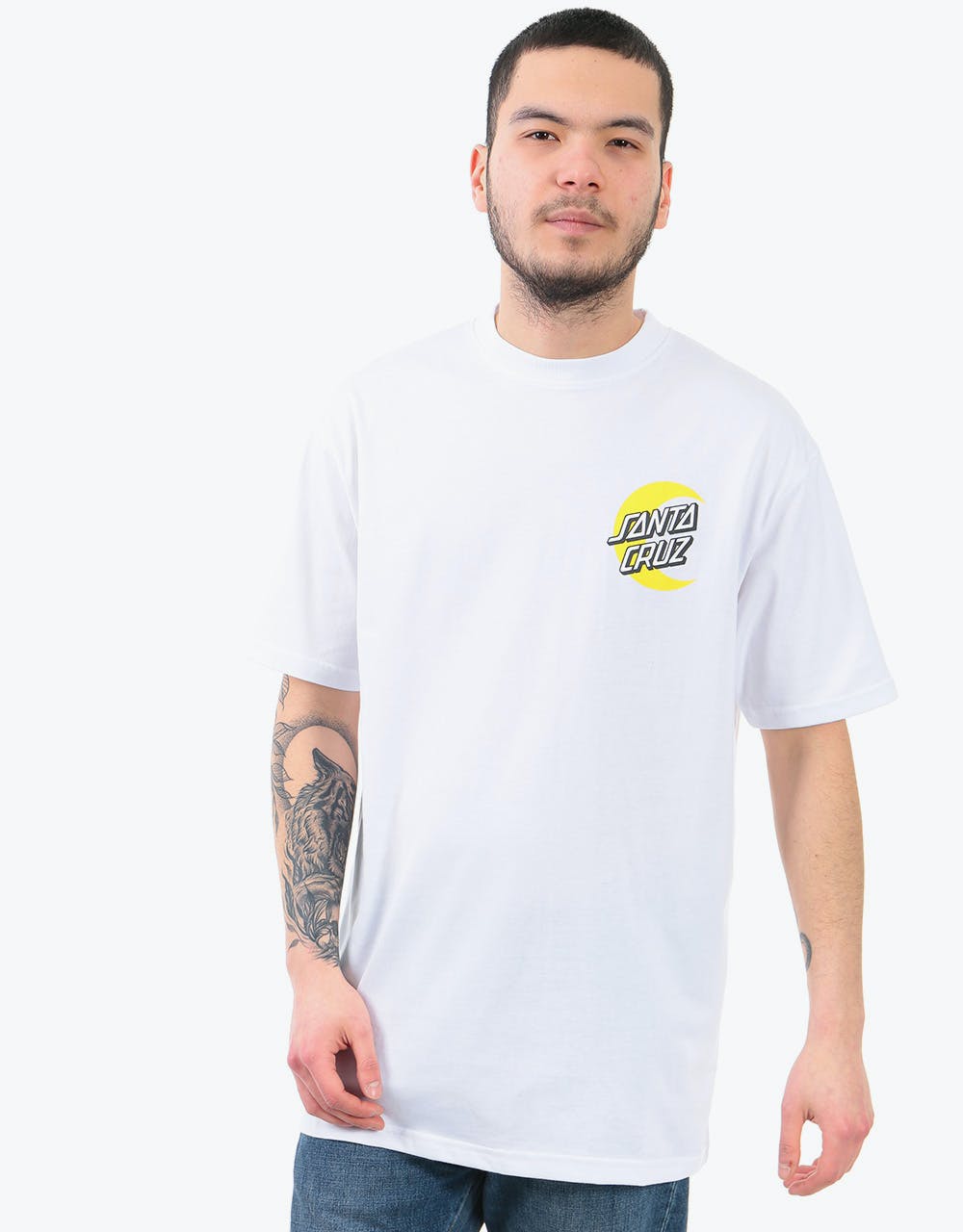 Santa Cruz Moon Dot T-Shirt - White