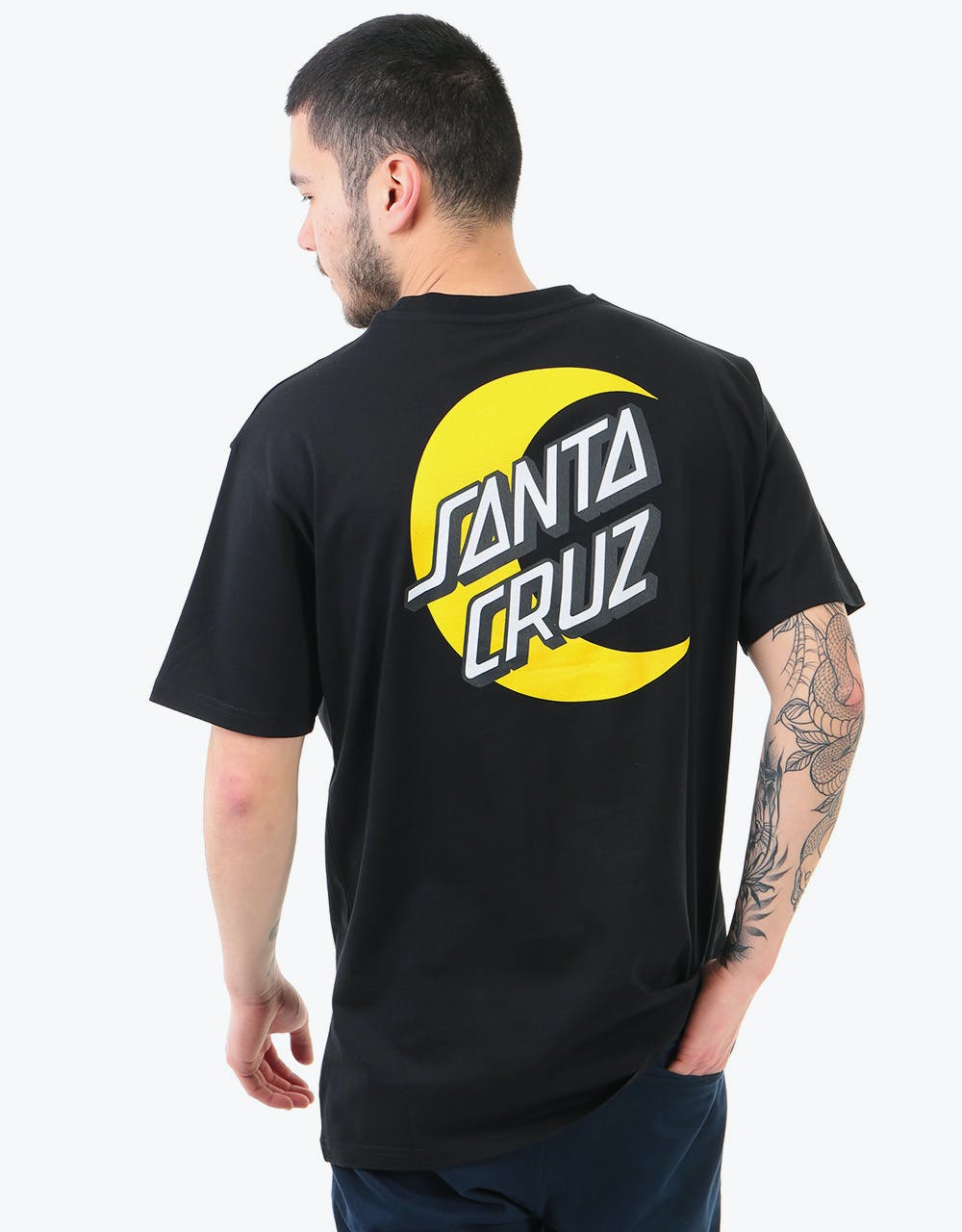 Santa Cruz Moon Dot T-Shirt - Black