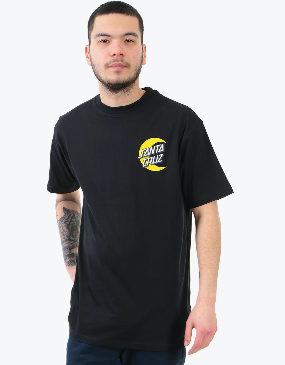 Santa Cruz Moon Dot T-Shirt - Black