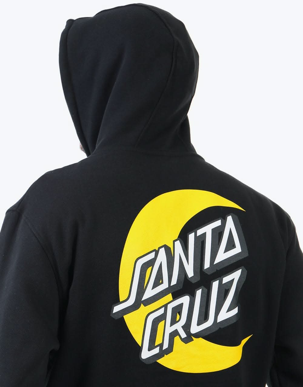 Santa Cruz Moon Dot Pullover Hoodie - Black