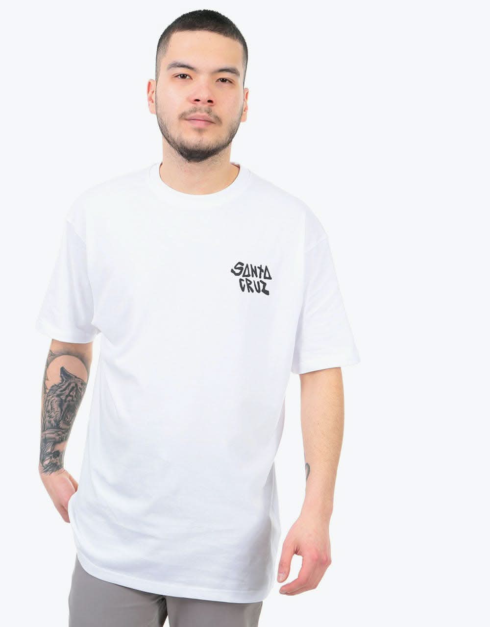 Santa Cruz Black Magic Hand T-Shirt - White