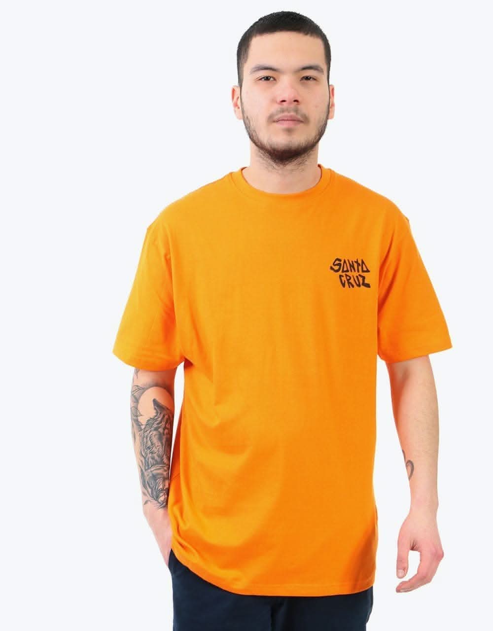 Santa Cruz Black Magic Hand T-Shirt - Safety Orange
