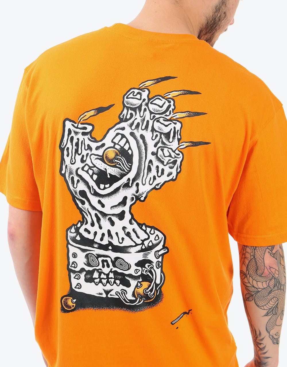 Santa Cruz Black Magic Hand T-Shirt - Safety Orange