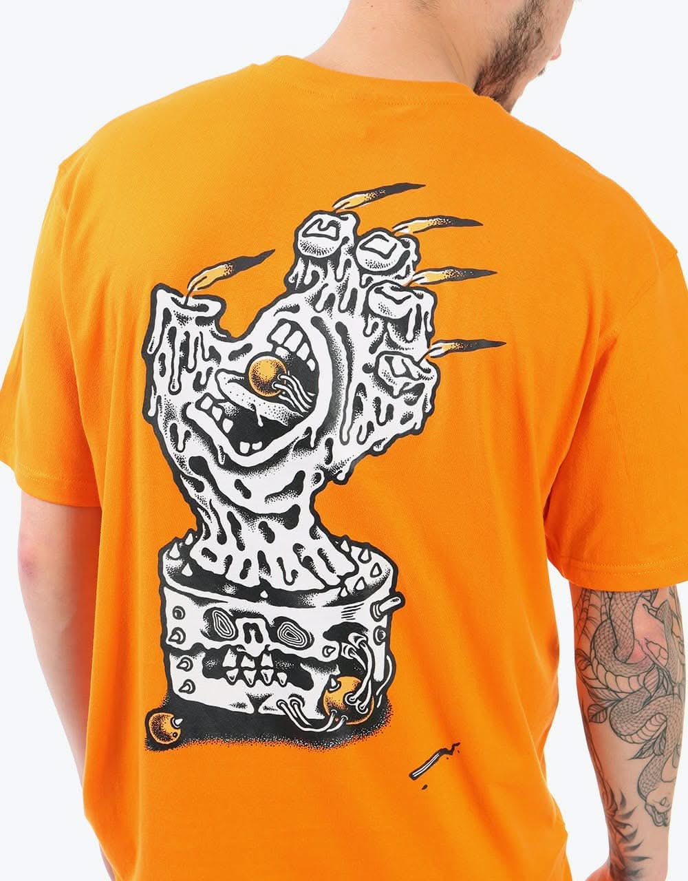 Santa Cruz Black Magic Hand T-Shirt - Safety Orange