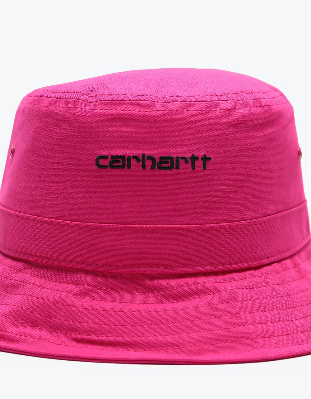 Carhartt WIP Script Bucket Hat - Ruby Pink/Black