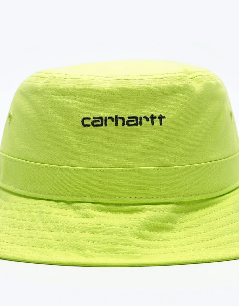 Carhartt WIP Script Bucket Hat - Lime/Black