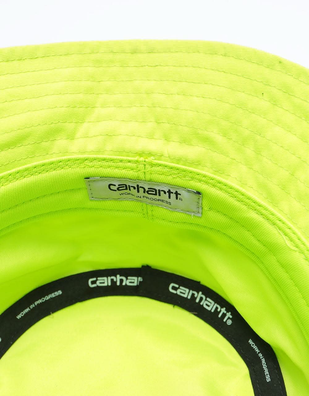 Carhartt WIP Script Bucket Hat - Lime/Black