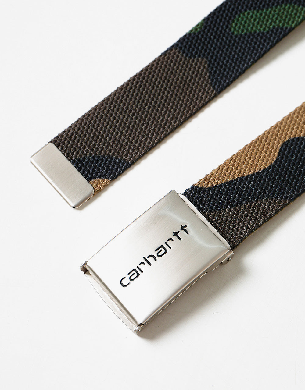 Carhartt WIP Clip Chrome Web Belt - Camo Laurel