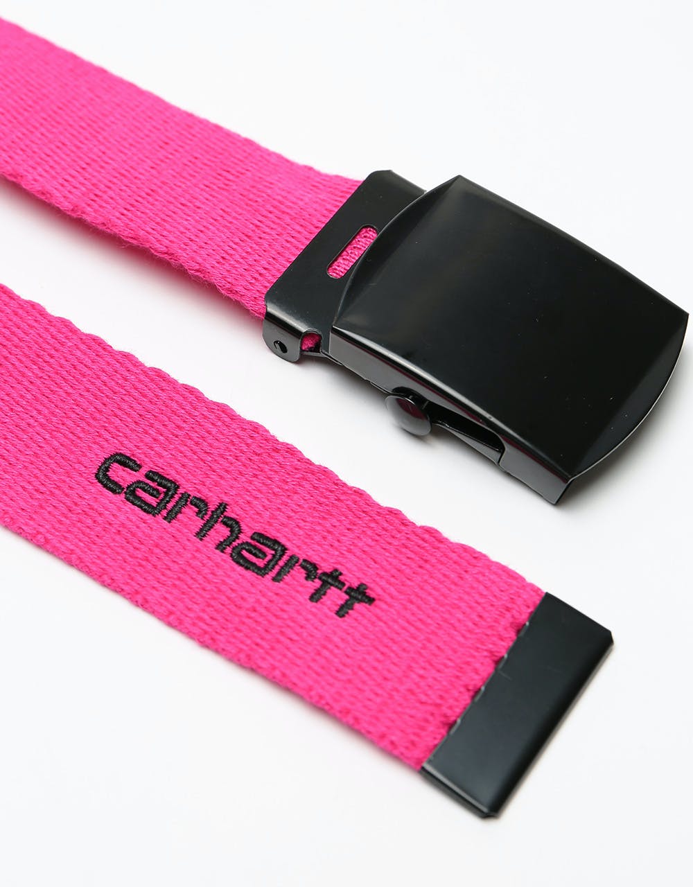 Carhartt WIP Orbit Web Belt - Ruby Pink/Black