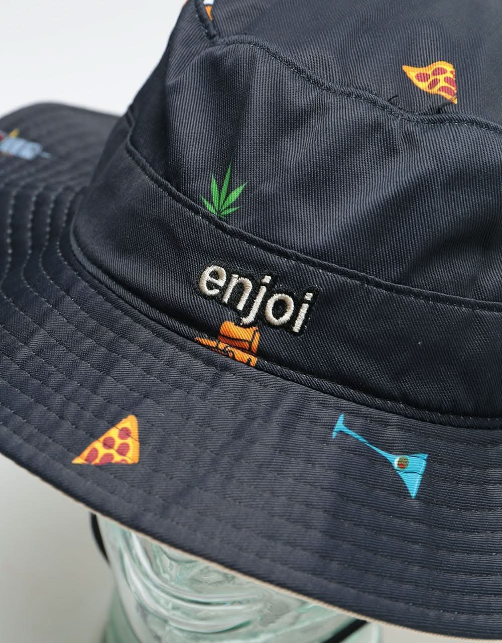 Enjoi Spectrum Party Boonie Hat - Black/White