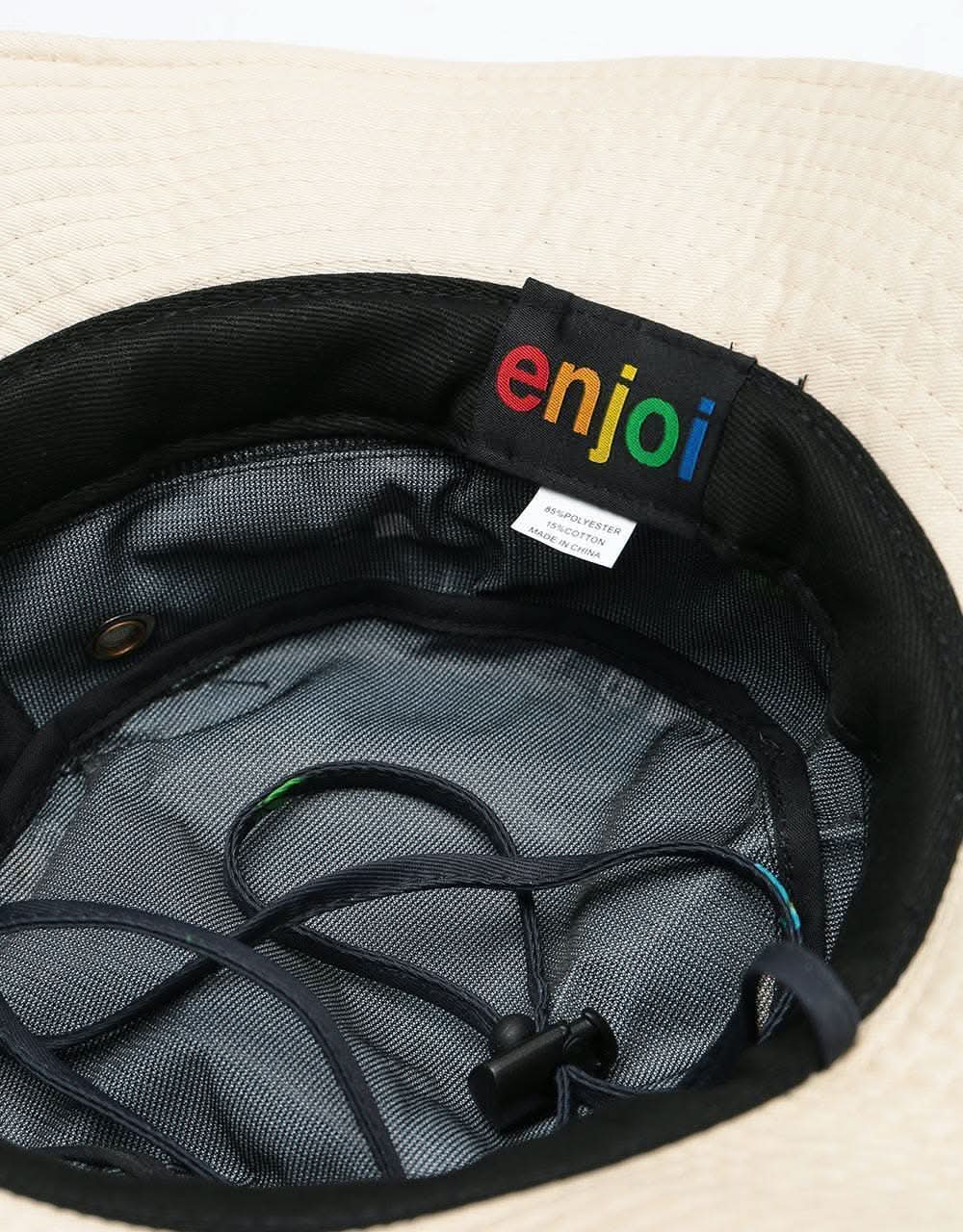 Enjoi Spectrum Party Boonie Hat - Black/White
