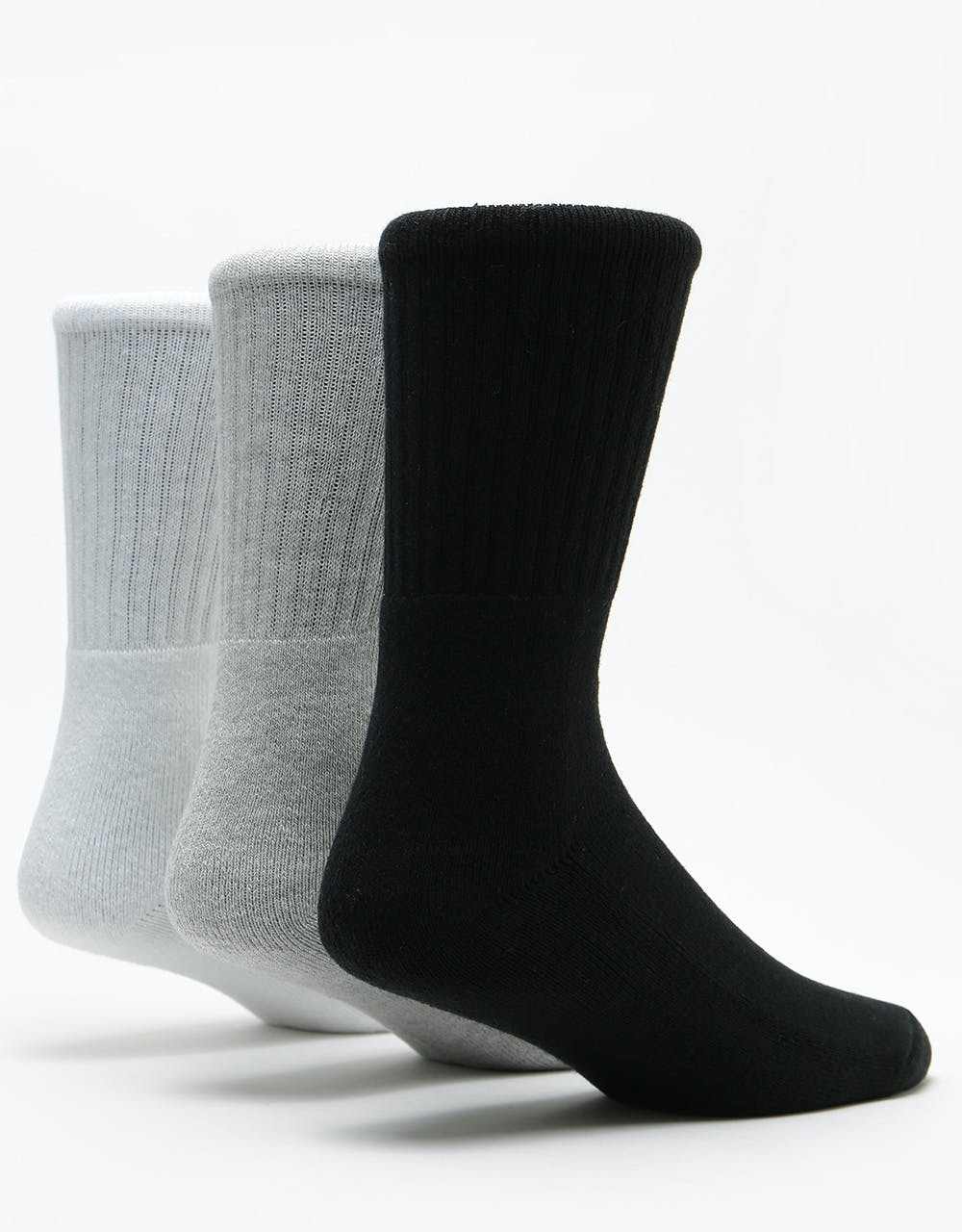 Dickies Valley Grove 3-Pack Socks - Black/Grey Melange/White