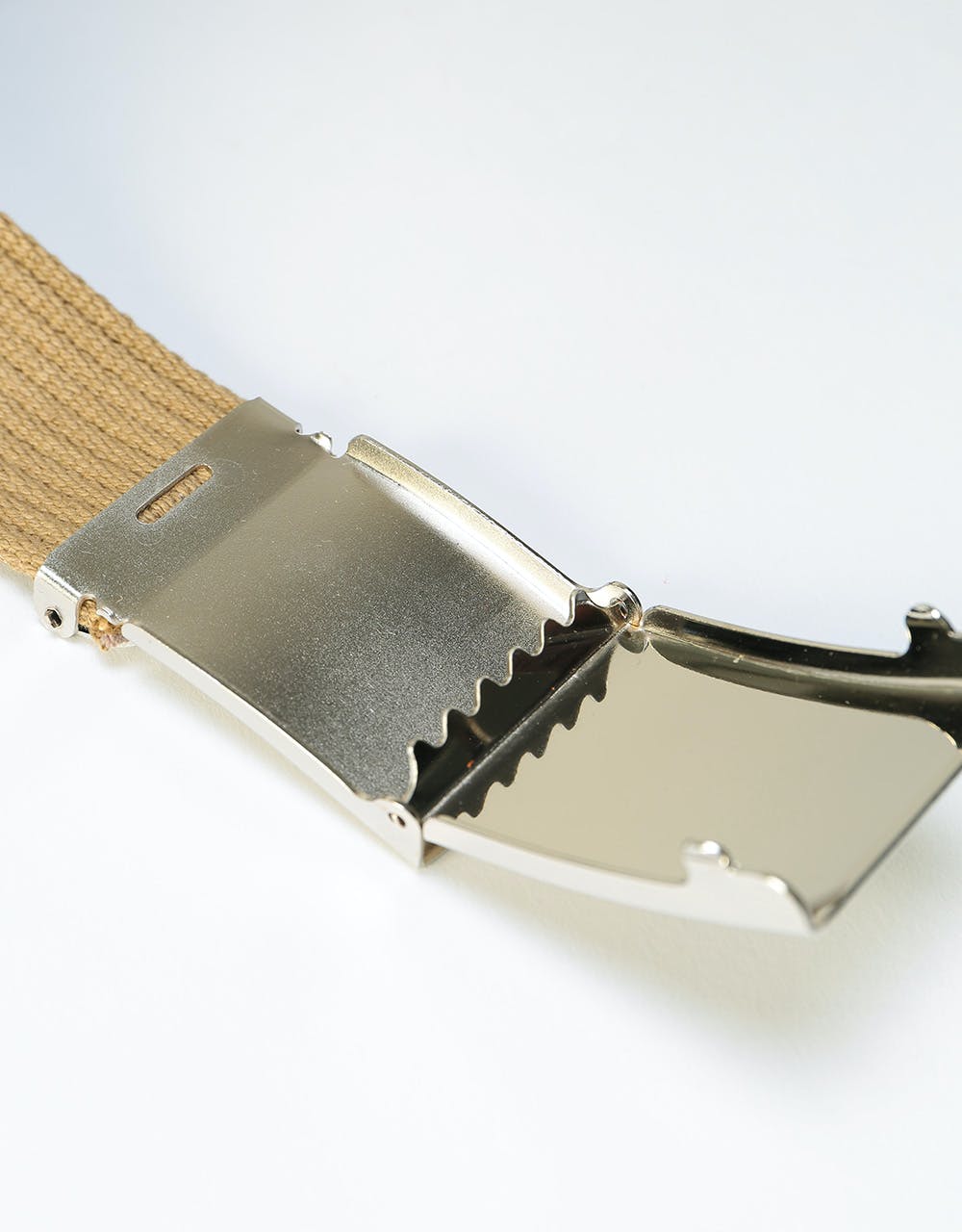 Magenta Clip Belt - Beige