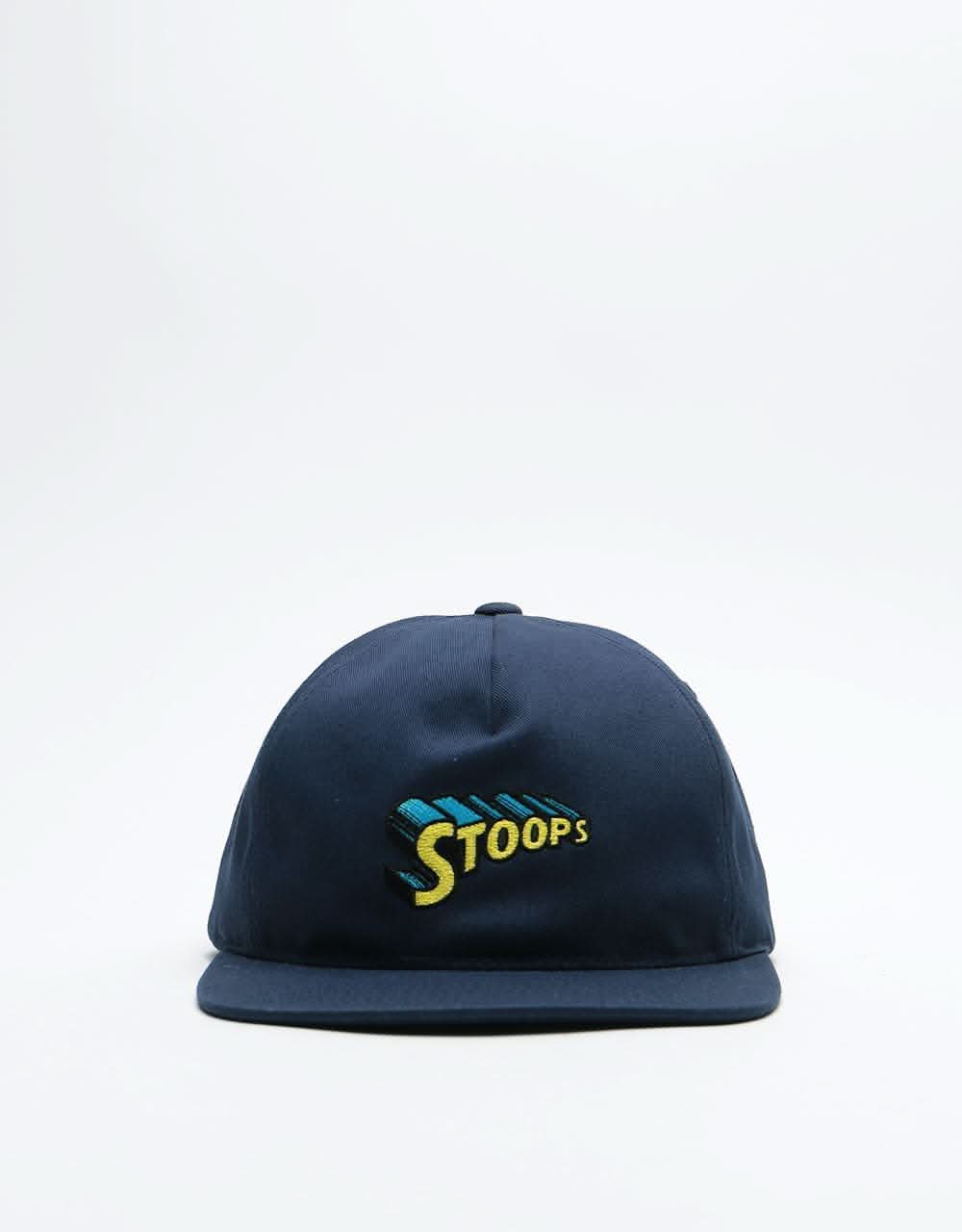 HUF Stoops Snapback Cap - Navy Blazer