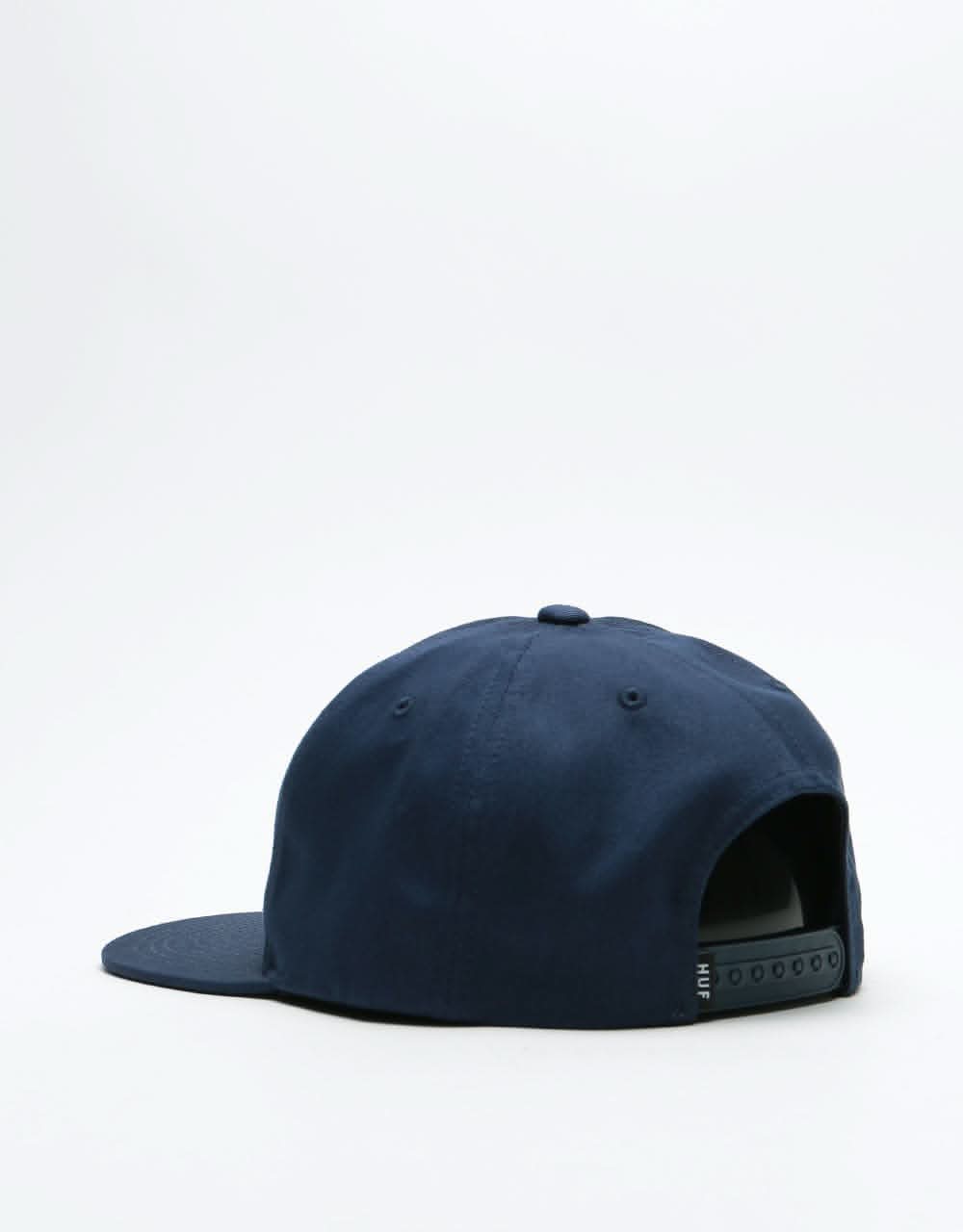 HUF Stoops Snapback Cap - Navy Blazer