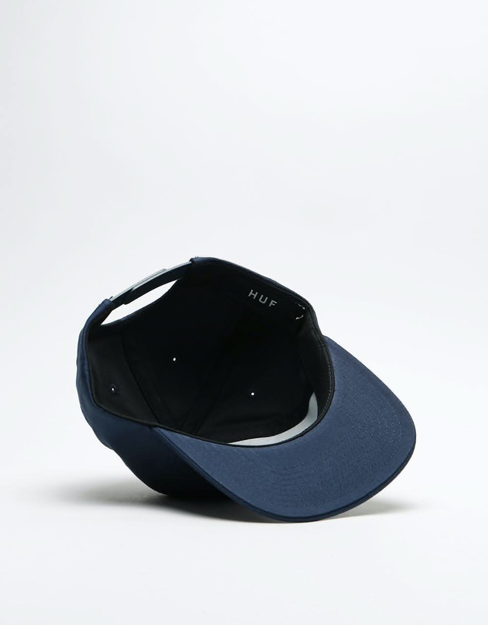 HUF Stoops Snapback Cap - Navy Blazer