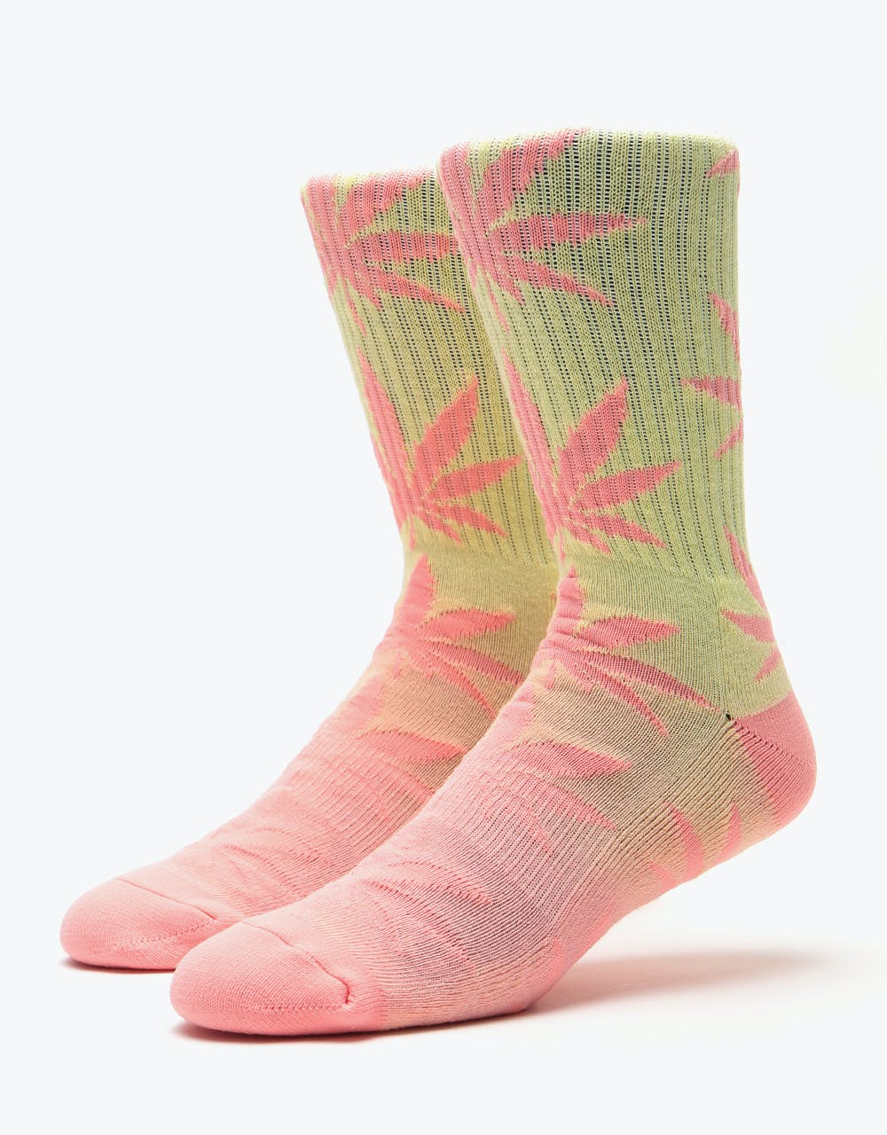 HUF Plantlife Gradient Dye Socks - Coral Pink