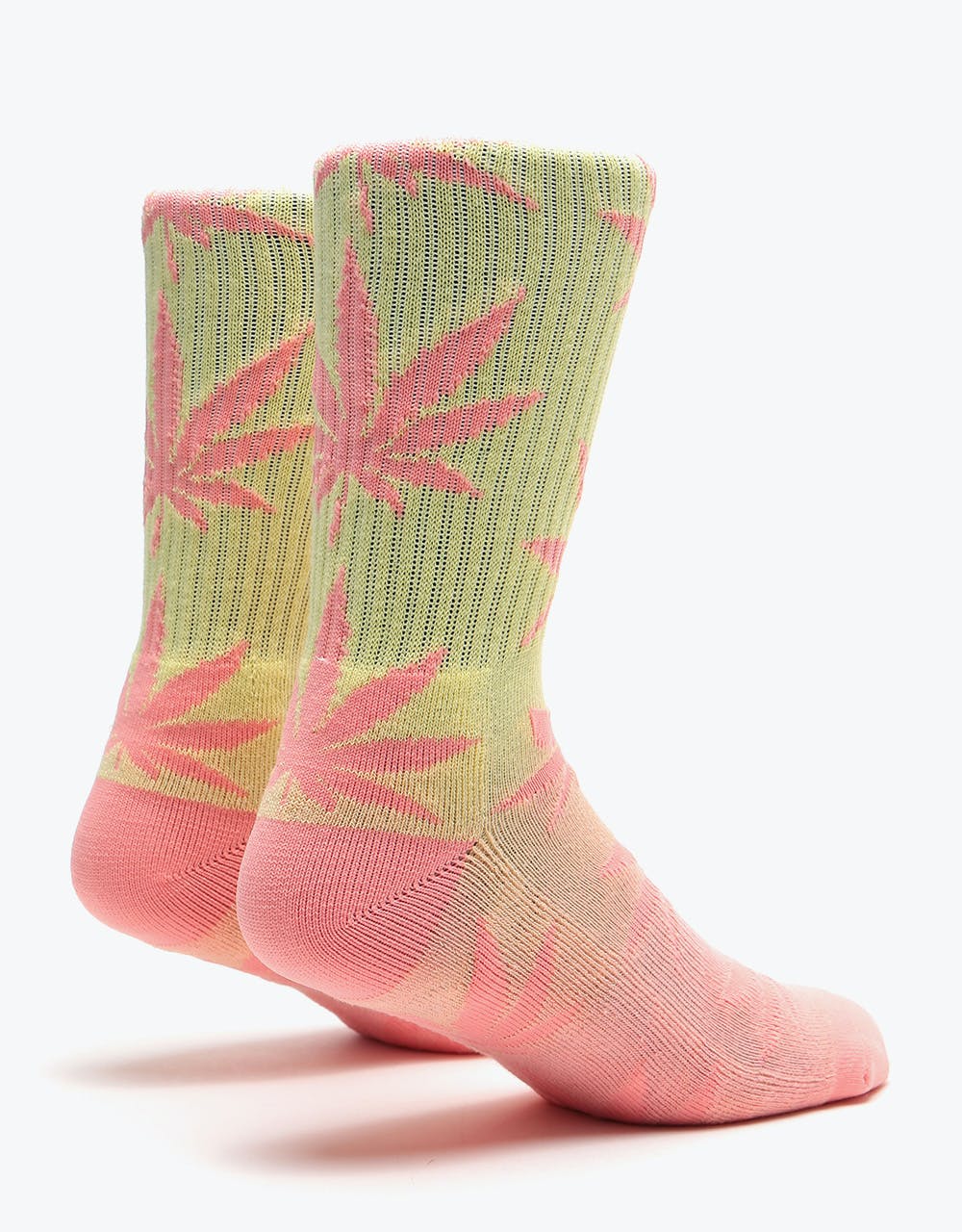 HUF Plantlife Gradient Dye Socks - Coral Pink