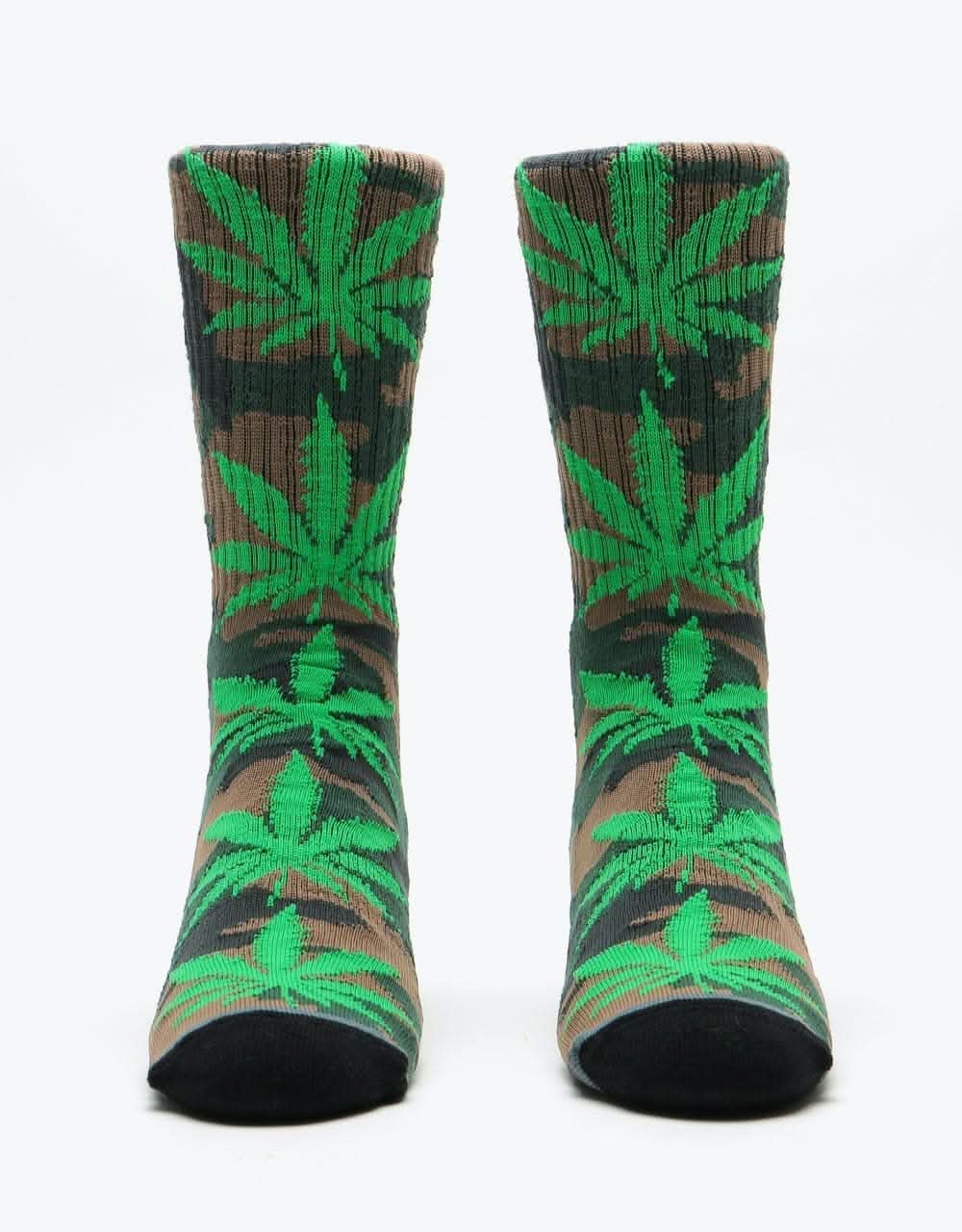 HUF Plantlife Pop Camo Socks - Black