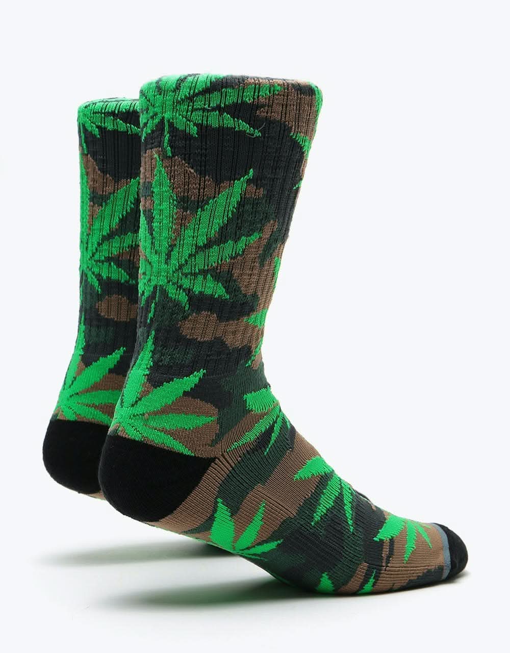 HUF Plantlife Pop Camo Socks - Black