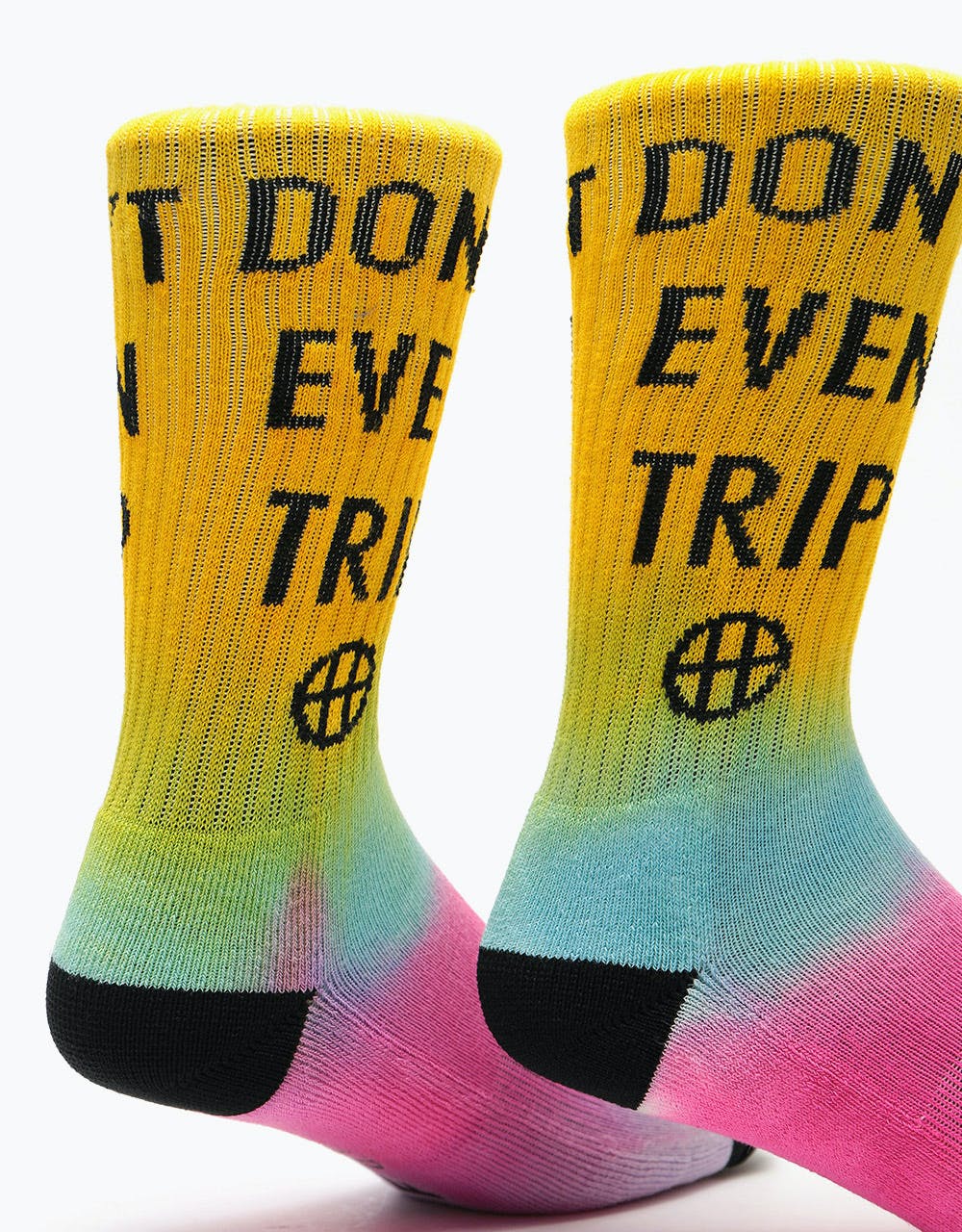 HUF Don't Trip Socks - Blazing Yellow
