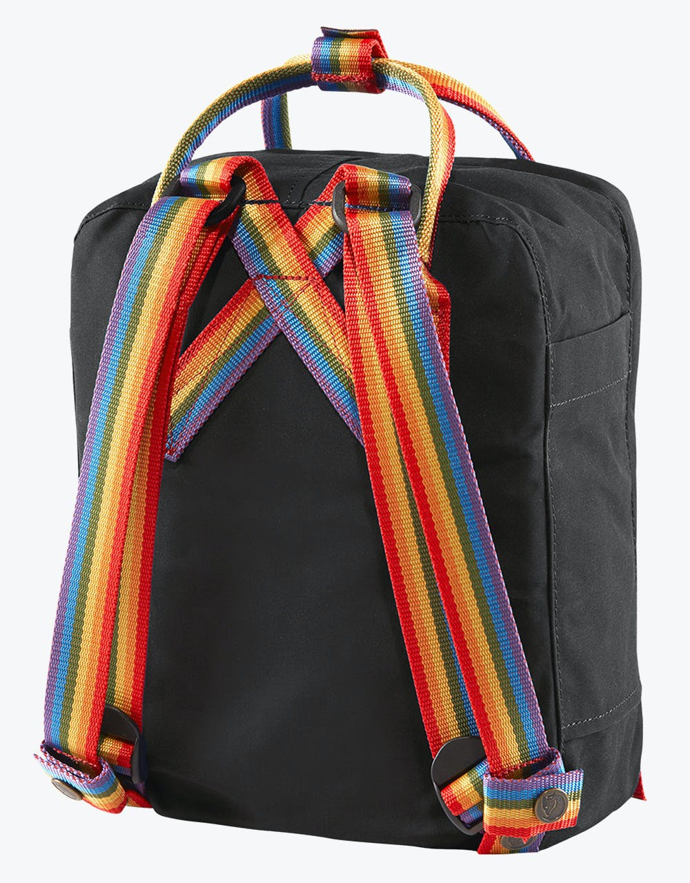 Fjällräven Kånken Rainbow Backpack - Black/Rainbow Pattern