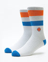 Independent Trip Socks - White/Blue