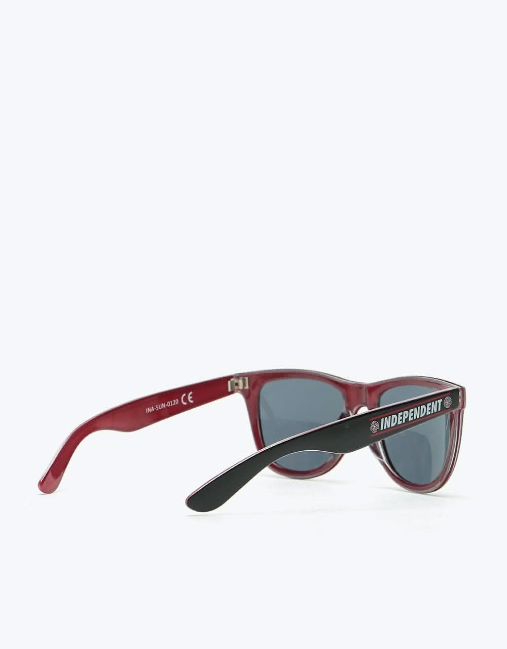 Independent Shear Sunglasses - Black/Red