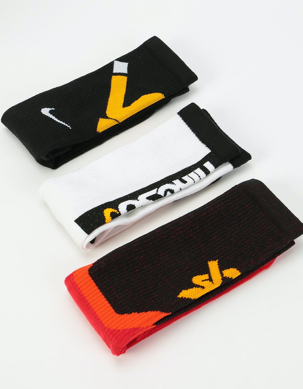 Nike SB Everyday Max Lightweight Crew Socks 3 Pack - Multi (BWB)