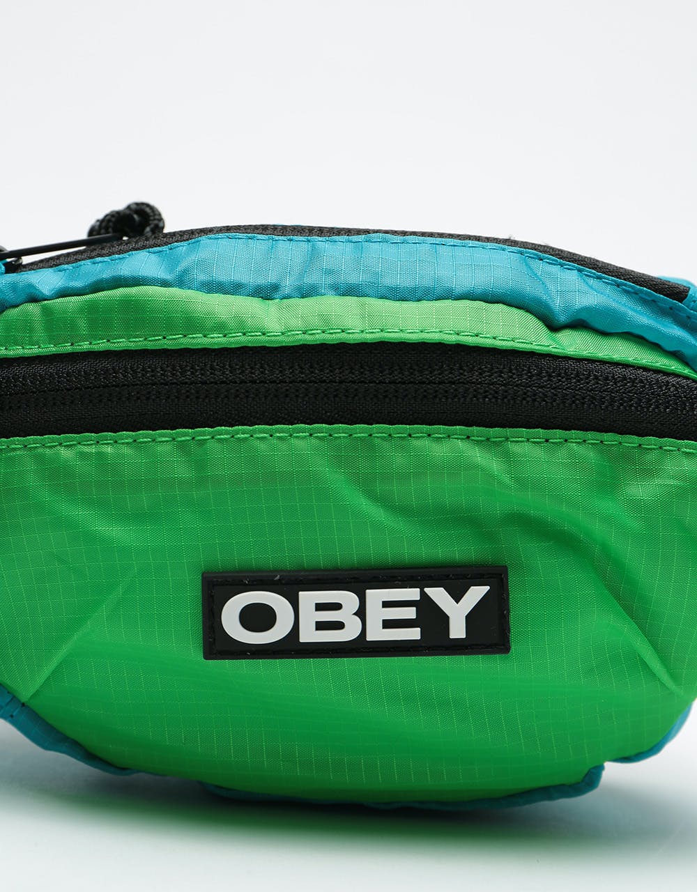 Obey Commuter Waist Cross Body Bag - Sky Blue/Multi